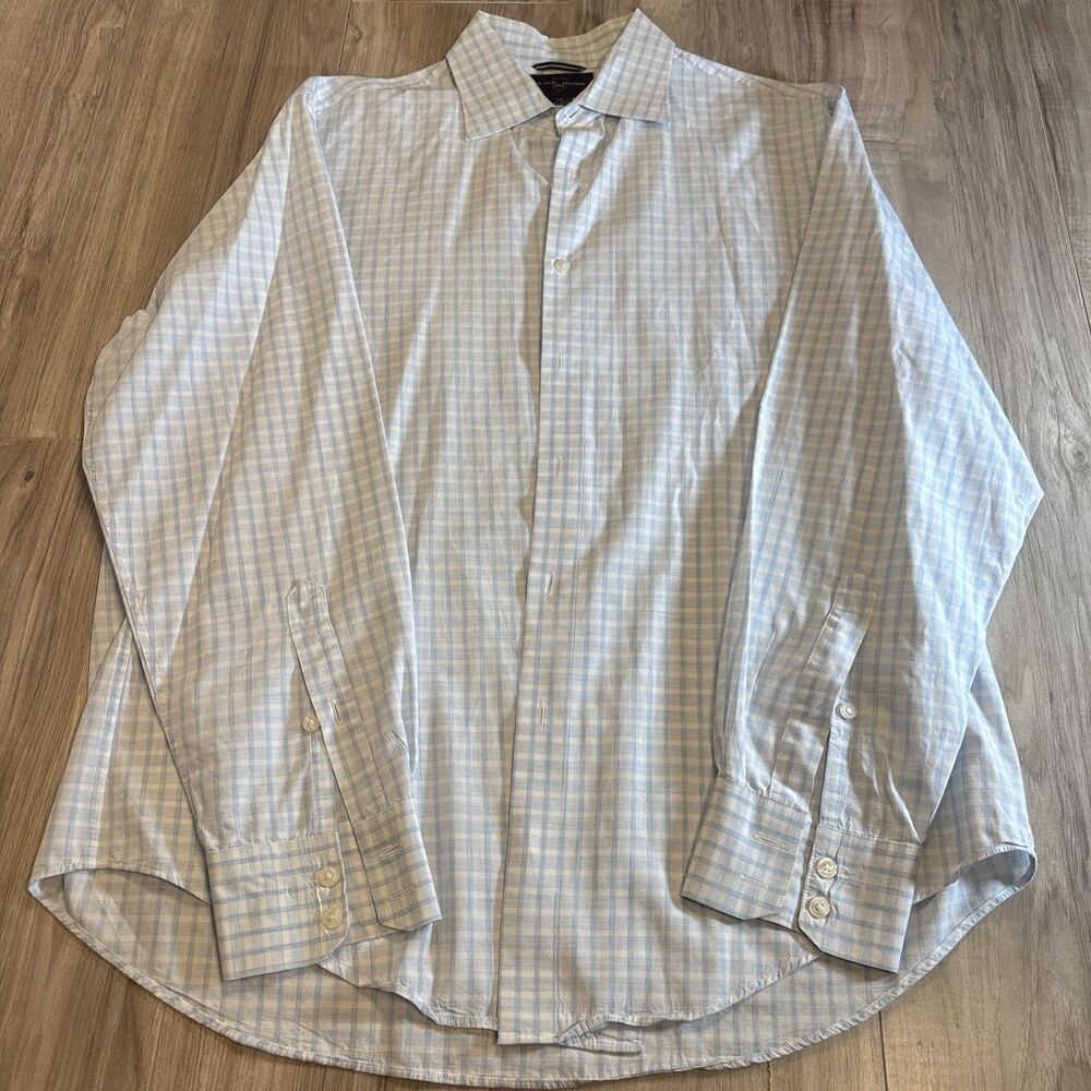 Black And Brown 1826 Men’s Button Down Dress Shirt Size Large